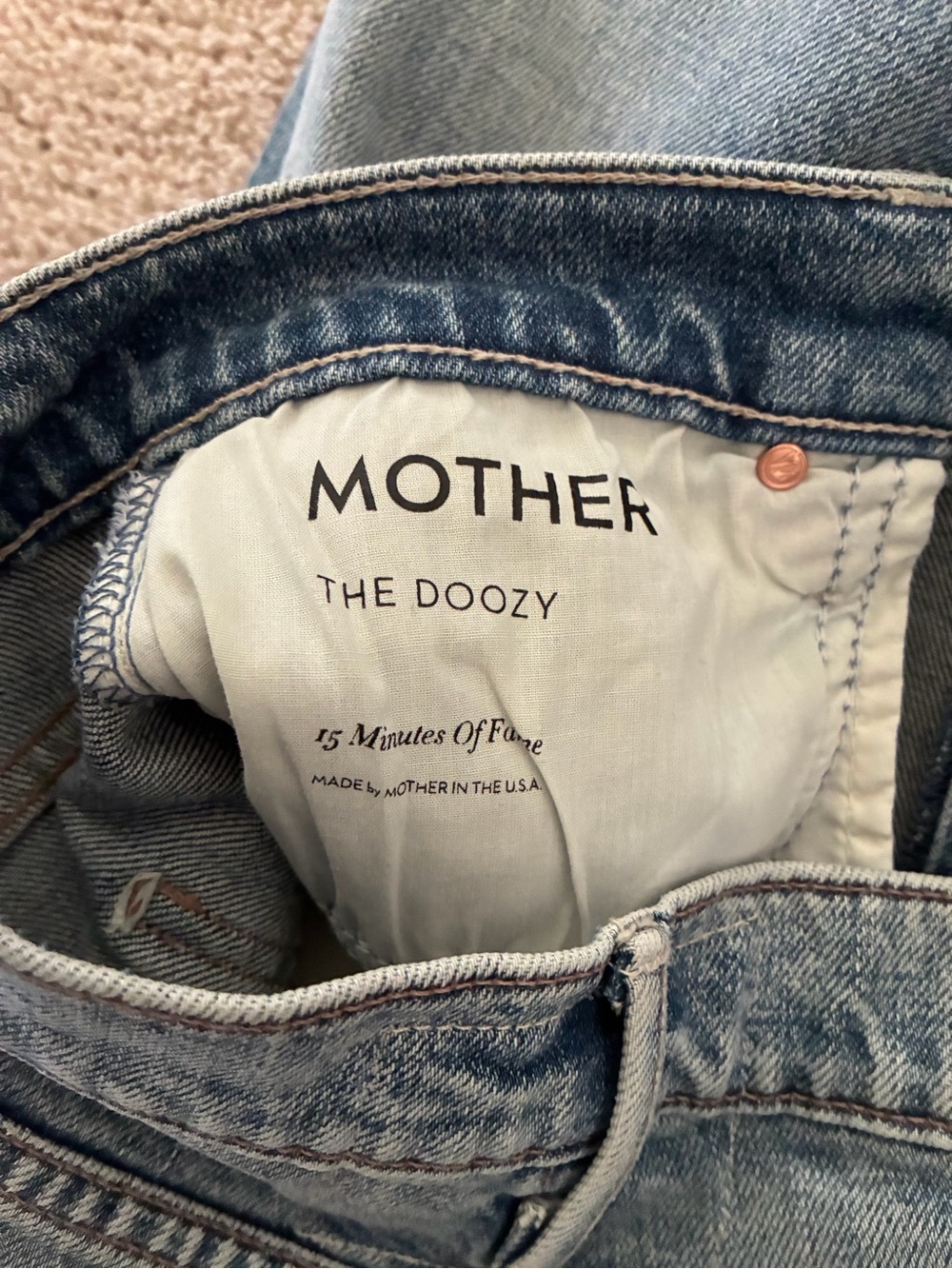 Like new MOTHER The Doozy jeans 🔥 - Picture 7 of 10